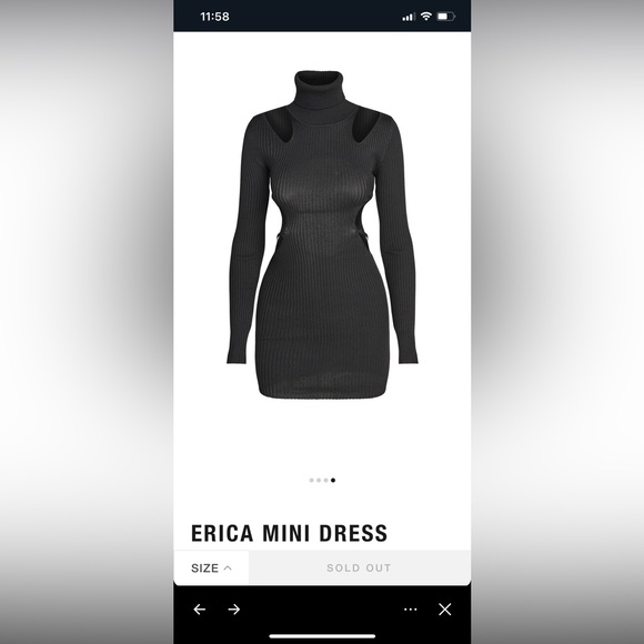 I. AM. GIA. Cut Out Dress🖤 - Picture 3 of 9